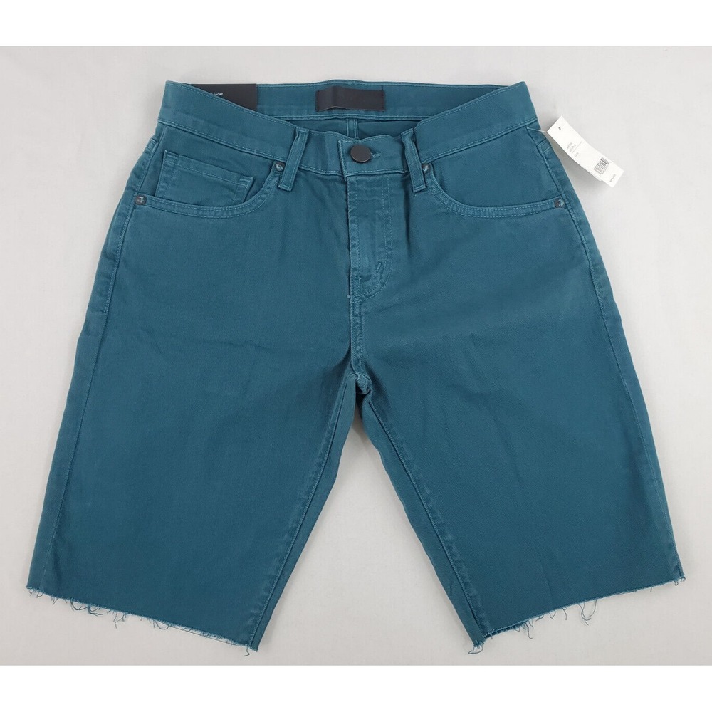 J Brand Men Eli Relaxed Fit Cutoff Shorts Leegin Blue JB001308 Size 28 New